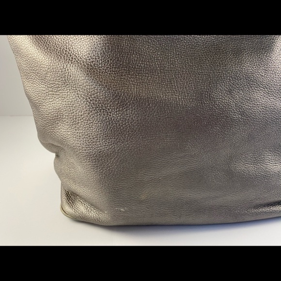 Michael Kores Metallic Silver Tote Bag - Picture 7 of 7